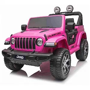 12V JEEP Wrangler RUBICON 4x4 Li - auto na akumulator, ružičasti