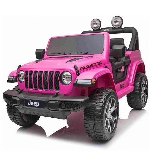 12V JEEP Wrangler RUBICON 4x4 Li - avto na akumulator, pink Beneo