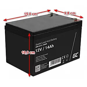 12V nadomestni akumulator 14Ah