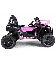 22V avto na akumulator UTV, Li-Ion, 400W, do 70kg, pink