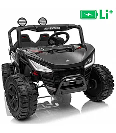 22V avto na akumulator T-REX Ride 4x4, Li baterija, črn