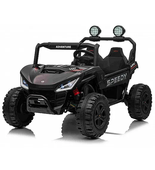 22V električni dječji auto T-REX Ride 4x4, Li baterija, crni