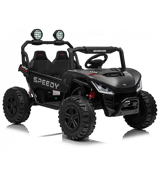 22V električni dječji auto T-REX Ride 4x4, Li baterija, crni