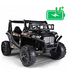 22V avto na akumulator UTV, Li-Ion, 400W, do 70kg, črn