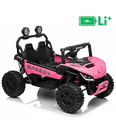 22V električni auto za djevojčice T-REX Ride 4x4, Li baterija, pink