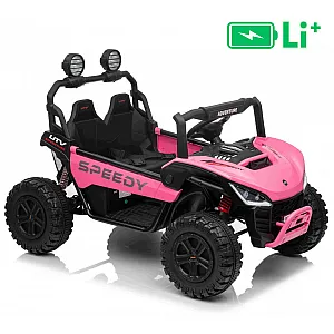 22V električni auto za djevojčice T-REX Ride 4x4, Li baterija, pink