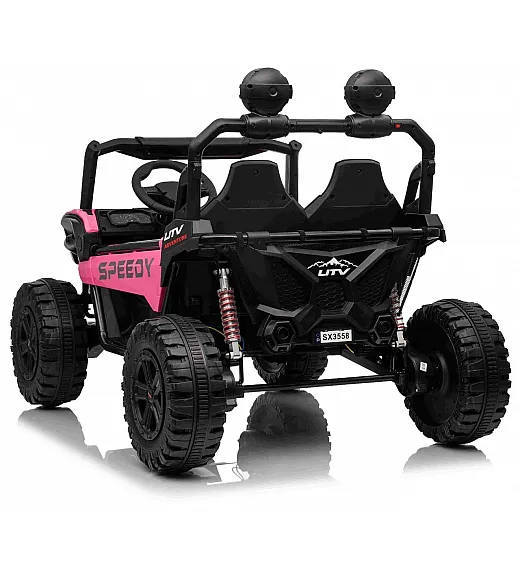 22V električni auto za djevojčice T-REX Ride 4x4, Li baterija, pink