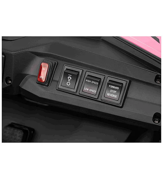 22V električni auto za djevojčice T-REX Ride 4x4, Li baterija, pink