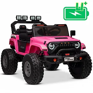22V otroški avto na akumulator 4x4 OFFRIDE Li-ion, pink