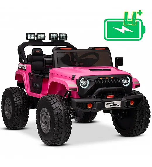 22V otroški avto na akumulator 4x4 OFFRIDE, pink,