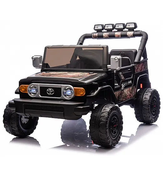22V otroški avto Toyota FJ Cruiser XXL črn-pesek
