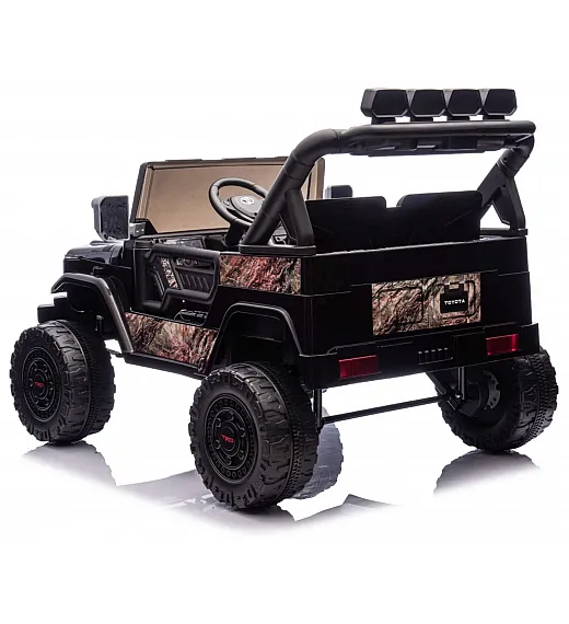 22V otroški avto Toyota FJ Cruiser XXL črn-pesek