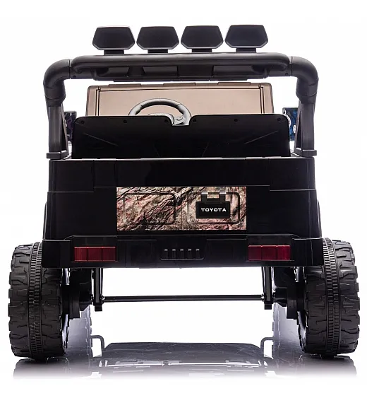 22V otroški avto Toyota FJ Cruiser XXL črn-pesek