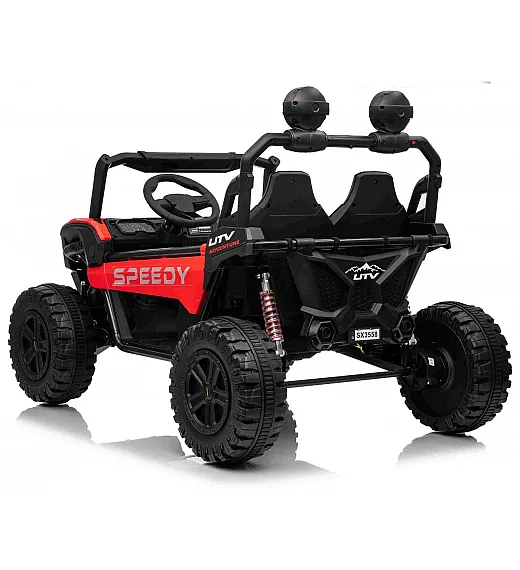 22V električni dječji auto T-REX Ride 4x4, Li baterija, crveni