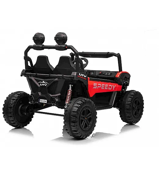 22V električni dječji auto T-REX Ride 4x4, Li baterija, crveni