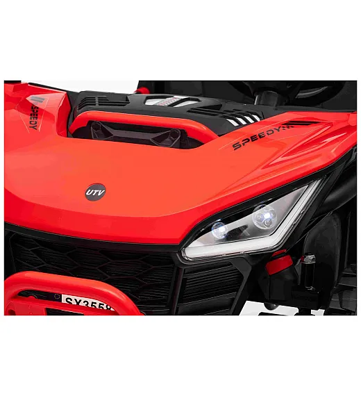 22V električni dječji auto T-REX Ride 4x4, Li baterija, crveni