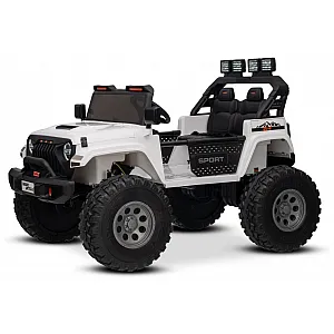 22V dječji auto OFFRIDE 210W, 4x4, Li baterija, bijeli, Beneo
