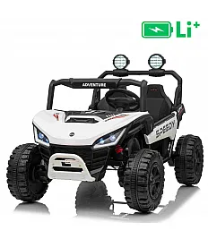 22V električni otroški avto T-REX Ride 4x4, Li baterija, bel