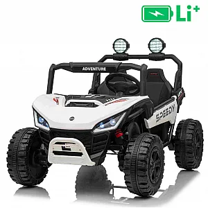 22V električni dječji auto T-REX Ride 4x4, Li baterija, bijel