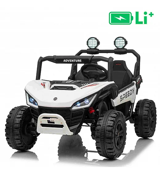 22V električni dječji auto T-REX Ride 4x4, Li baterija, bijel