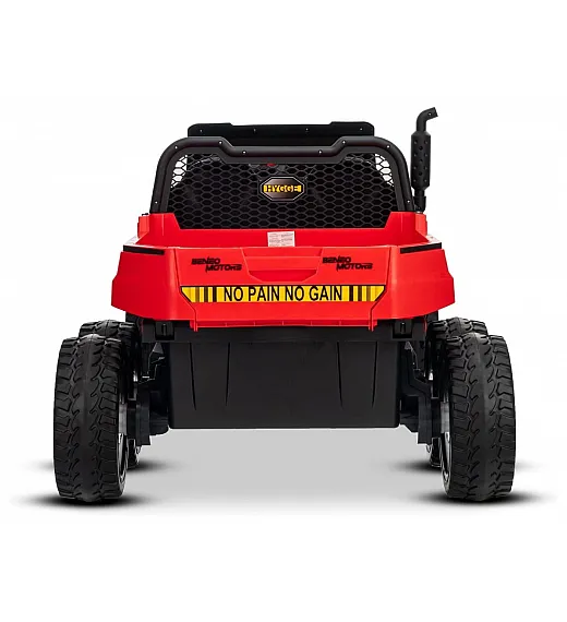 22V RIDER XXL 6X6 - otroški avto na akumulator, rdeč