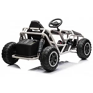 Robusten 24V električni otroški avto SPORT-KART, 100W, črn