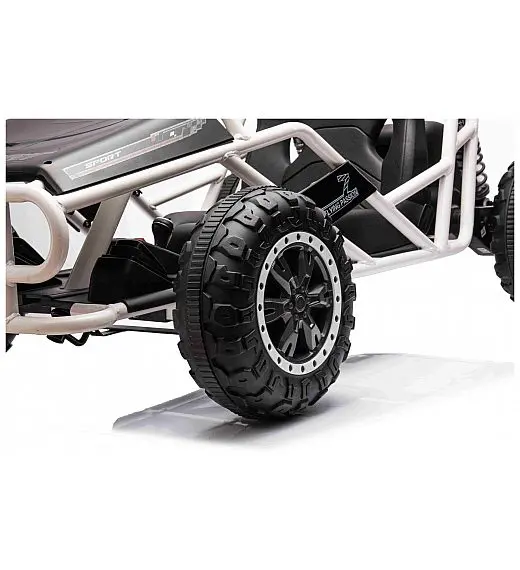 Robusten 24V električni otroški avto SPORT-KART, 100W, črn