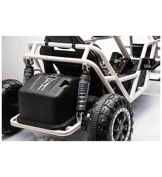 Robusten 24V električni otroški avto SPORT-KART, 100W, črn