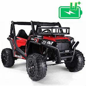 24V UTV rdeč Li-Ion – otroški avto na akumulator
