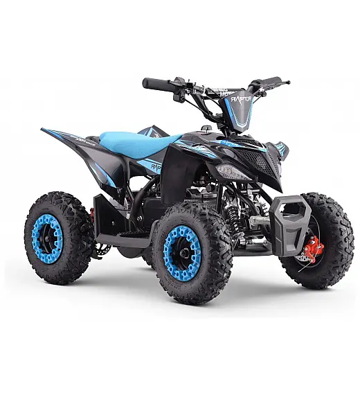36V električni štirikolesnik Raptor 800W, moder