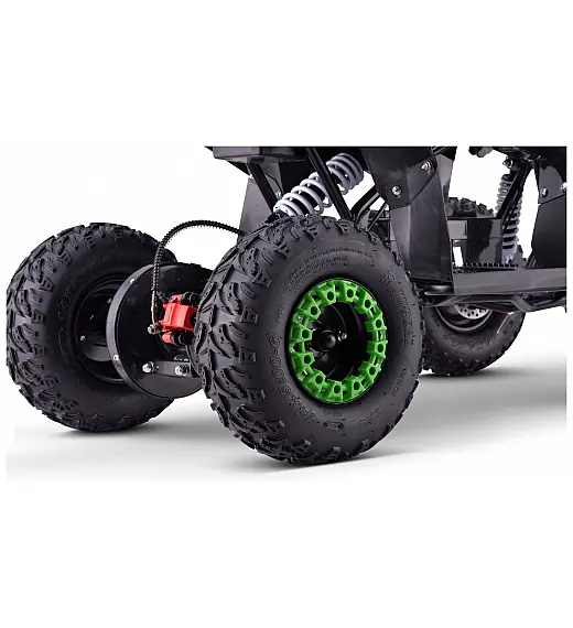 36V električni štirikolesnik za otroke Spider 1000W, zelen