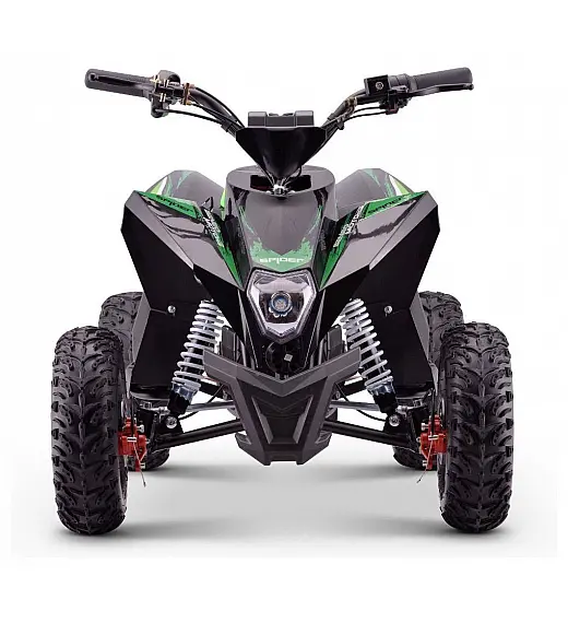 36V električni štirikolesnik za otroke Spider 1000W, zelen