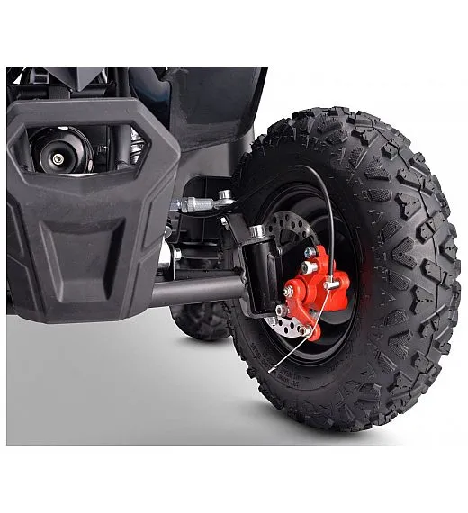 36V štirikolesnik na akumulator Raptor 800W, rumen