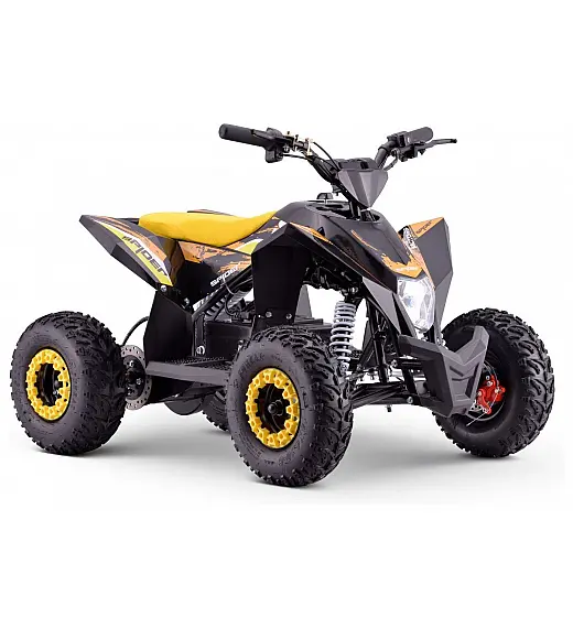 36V štirikolesnik za otroke Spider 1000W, rumen