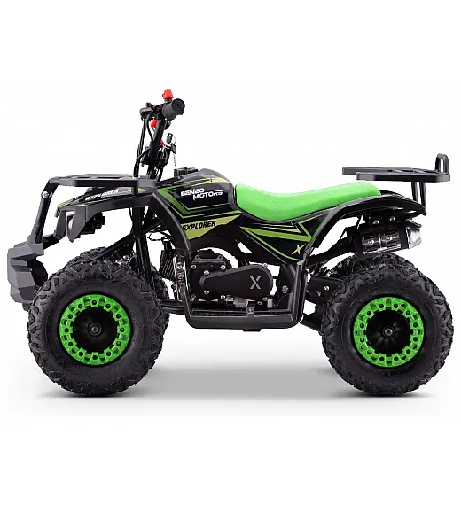 Dječji quad Explorer, benzinski 50cc, 40km/h, do 60 kg, zeleni