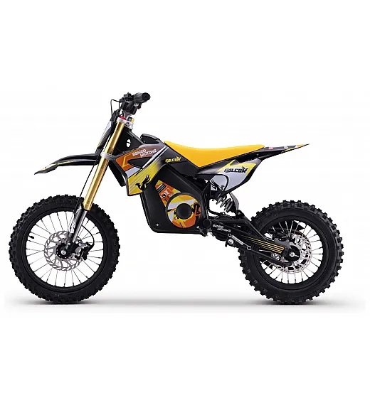 48V enduro motor za djecu Falcon, 1600W, 50 km/h, Li, žuti