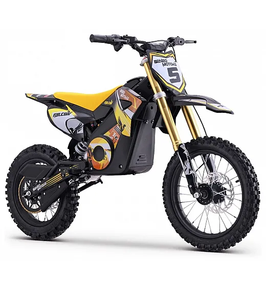 48V enduro motor za djecu Falcon, 1600W, 50 km/h, Li, žuti