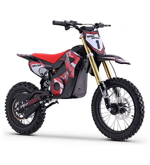 48V motor na akumulator Falcon, 1600W, 50 km/h, Li, crveni