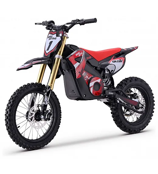 48V motor na akumulator Falcon, 1600W, 50 km/h, Li, crveni