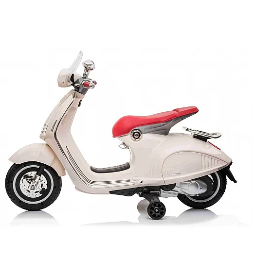 7,2V motor za otroke Vespa 946, Li-Ion, bela