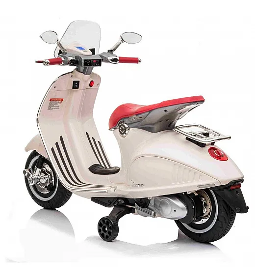 7,2V motor za otroke Vespa 946, Li-Ion, bela