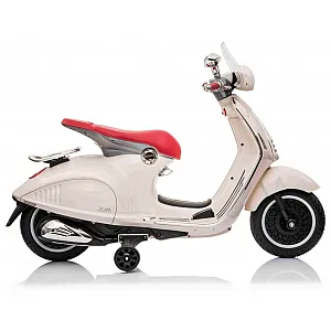 7,2V motor za otroke Vespa 946, Li-Ion, 2x 30W, bela