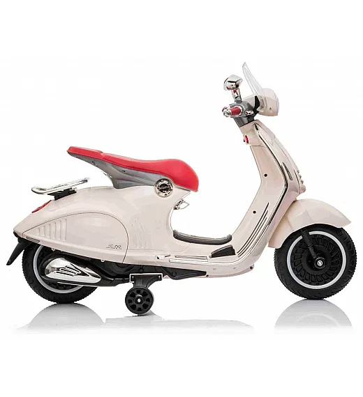 7,2V motor za otroke Vespa 946, Li-Ion, bela