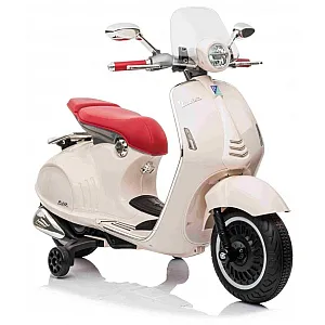 7,2V motor za otroke Vespa 946, Li-Ion, 2x 30W, bela