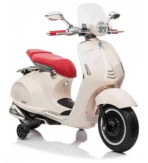 7,2V motor za otroke Vespa 946, Li-Ion, bela
