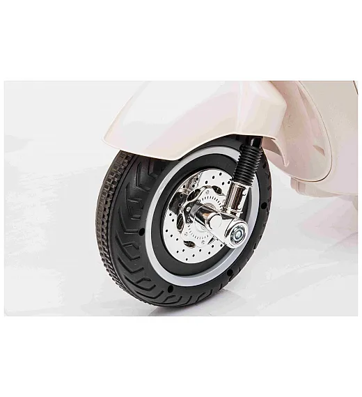 7,2V motor za otroke Vespa 946, Li-Ion, bela