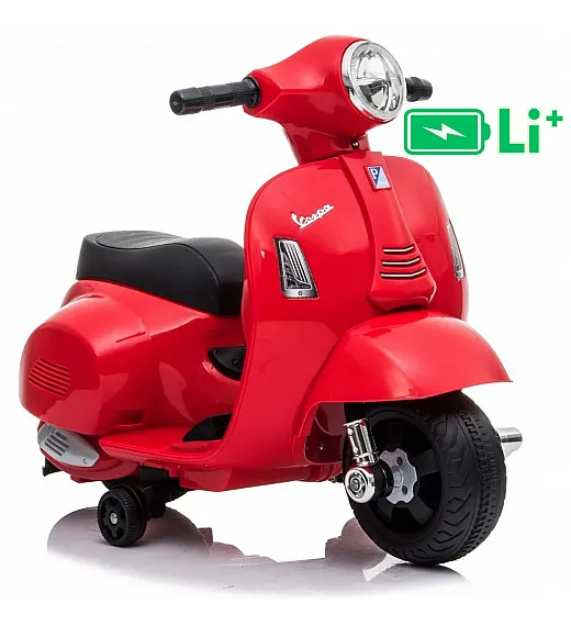 7,2V motor za otroke Vespa GTS Li-Ion, rdeča