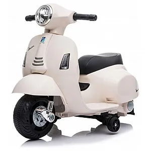 7,2V motori za djecu Vespa GTS Li-Ion, 30W, koža, bijela