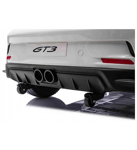 Dječji automobil na baterije Porsche 911 GT3 s licencom, bijeli Beneo
