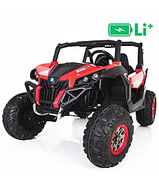 22V RSX MX - otroški avto na akumulator 4x4, rdeč